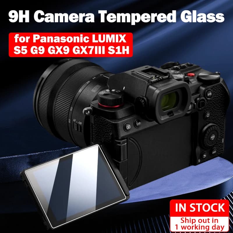 2PCS S5 S5M2 Protezione dello schermo in vetro temperato per fotocamera Ultra sottile per fotocamera Panasonic LUMIX S5 S5II DC-G9 GX9 GX7III