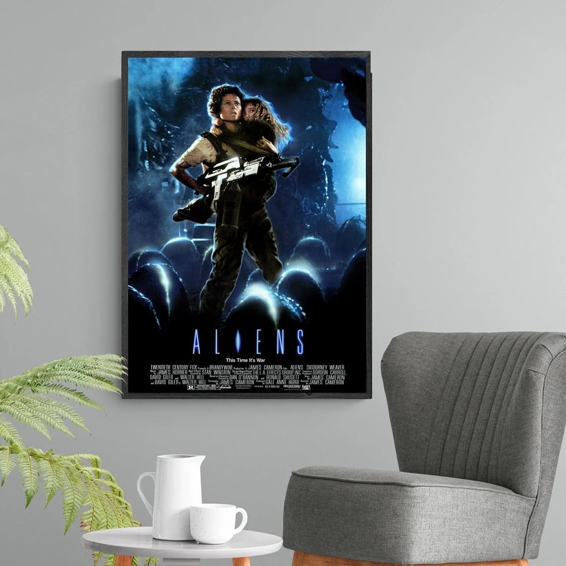 Alien Movie Poster Stampa artistica su tela Pittura Immagini murali Soggiorno Decorazioni per la casa (senza cornice)