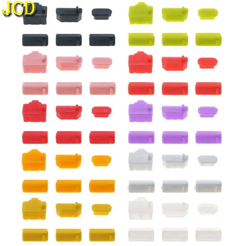 Set di spine antipolvere in Silicone JCD interfaccia HDM USB tappi antipolvere per copertura antipolvere per Console di gioco PS4 PS3 PS5