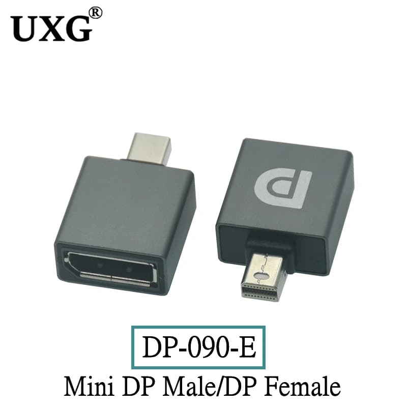 Mini Display Port DP 1.4 Compatible HDMI Adapter Converter from Female to Male 8K @ 60Hz HD Video for Laptop Monitor Projector