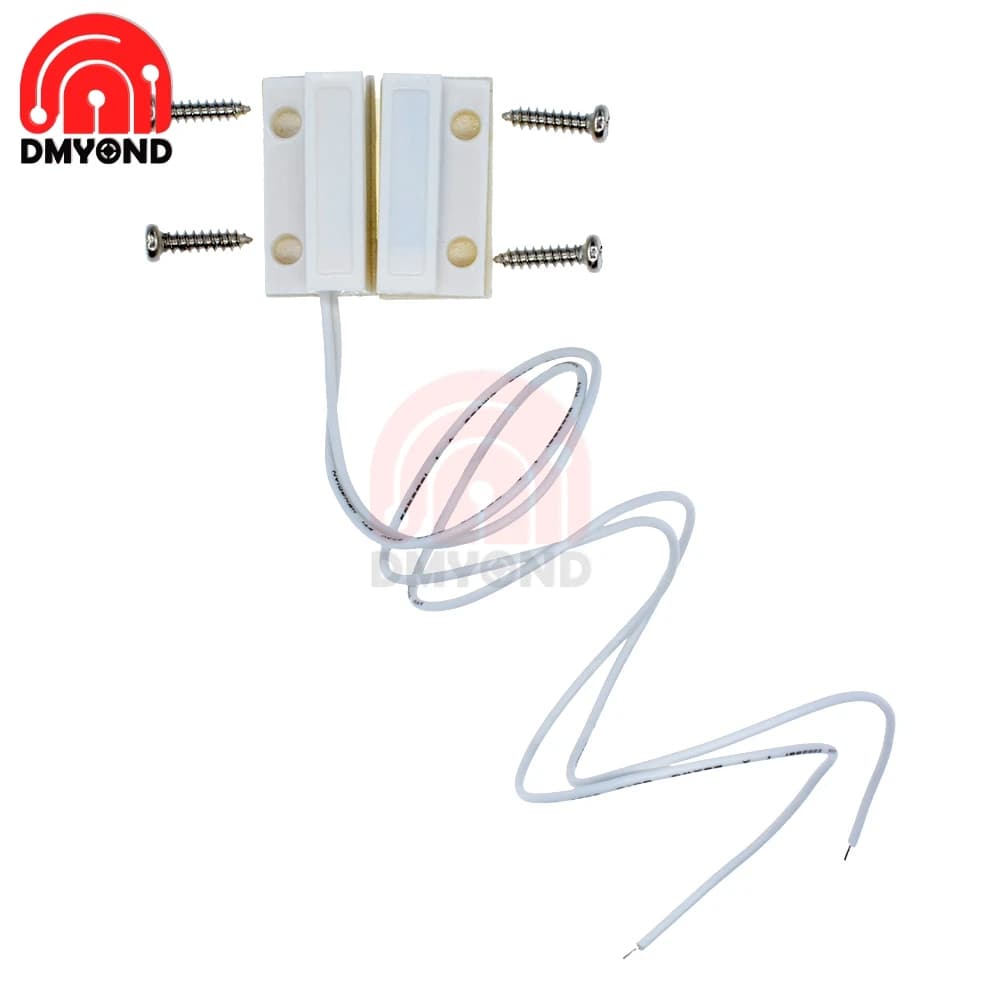 Rivelatore domestico normalmente chiuso NC del sistema di allarme per la sicurezza domestica 5 paia/lotto 100V DC SMD MC-38 sensore metallico della finestra della porta