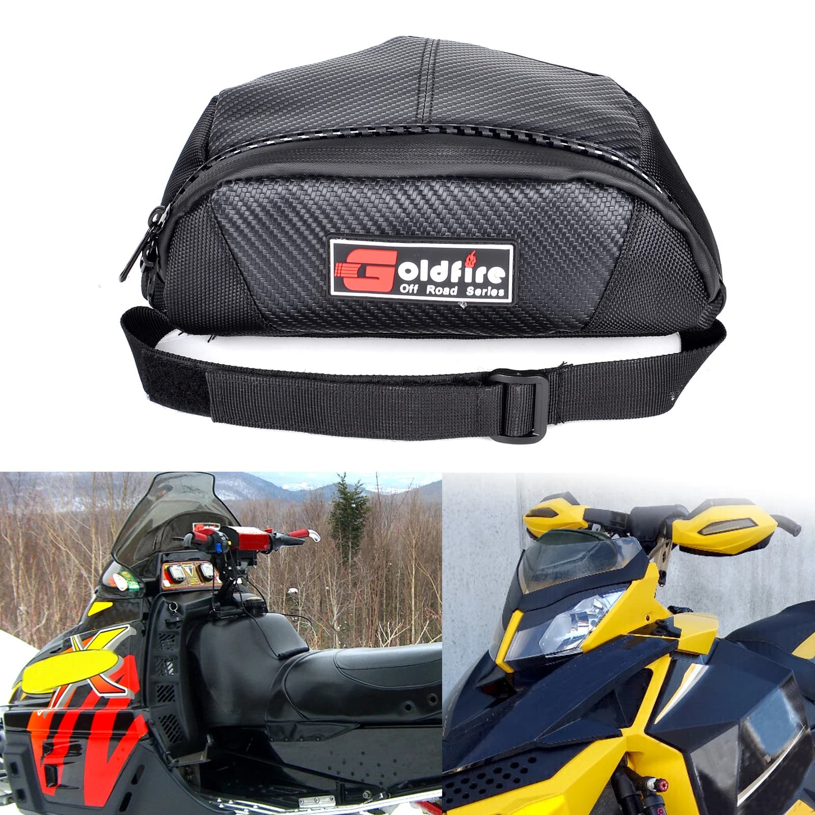 Borsa portaoggetti per cruscotto per motoslitta Borsa impermeabile per parabrezza per motoslitta Accessori Ski-Doo per riporre parti di occhiali per telefoni