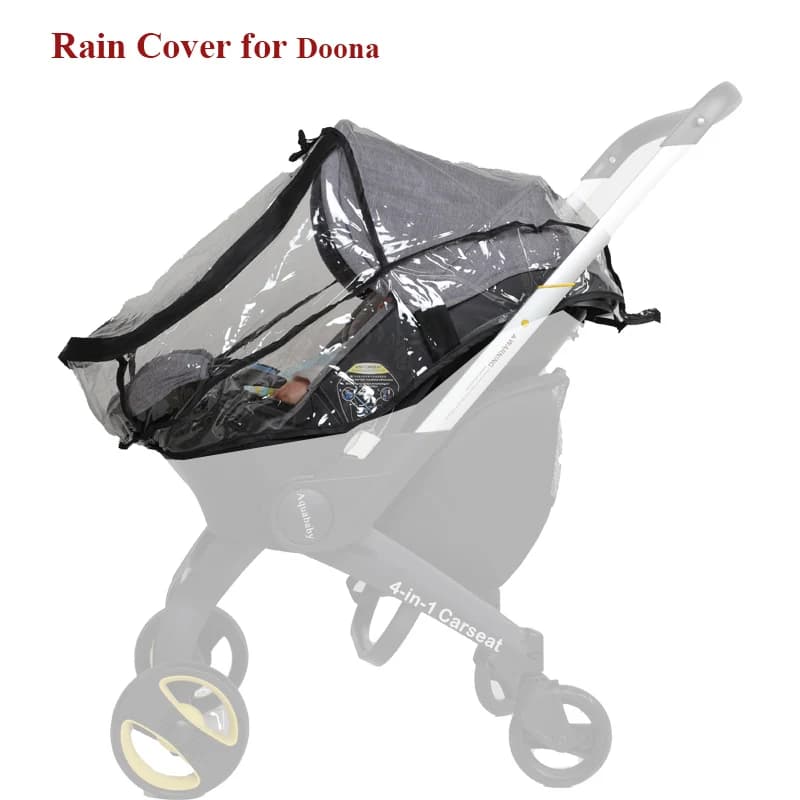 Car Seat Car Seat Accessories Rain Cover Suitable for stroller DNA/foil 4 in1 PVC Safety Waterproof Wheelchair Cover