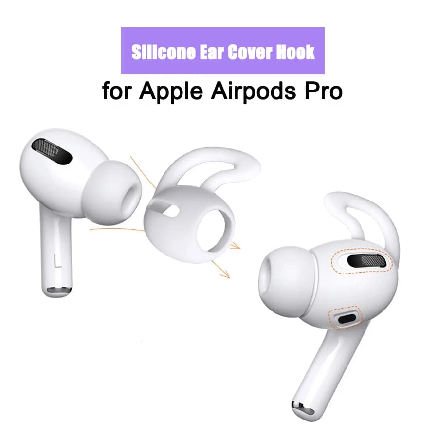 Silicone earphone case for Airpods Pro Anti-smarriage ear hook for Apple Airpods Pro earphone accessories