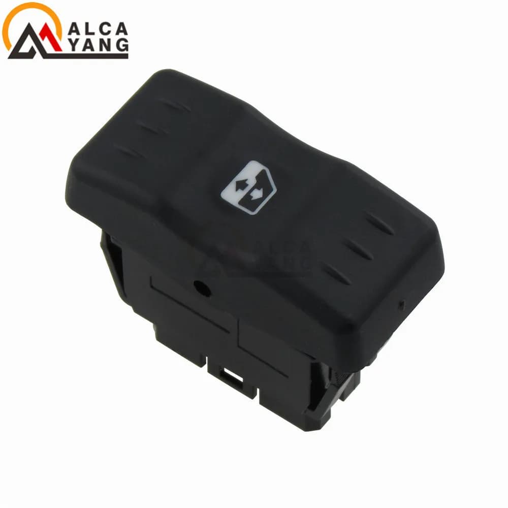 Malcayang Nuovo interruttore singolo per alzacristallo elettrico per Renault Dacia Logan 2004-2012 6001546816