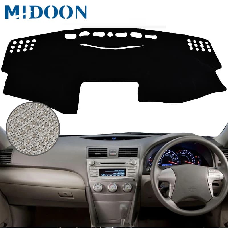 Per Toyota Camry Bordo di Copertura Pad Tappeto 2007 2008 2009 2010 2011 Auto Cruscotto Copertura Dash Zerbino Dash Pad Dash Zerbino