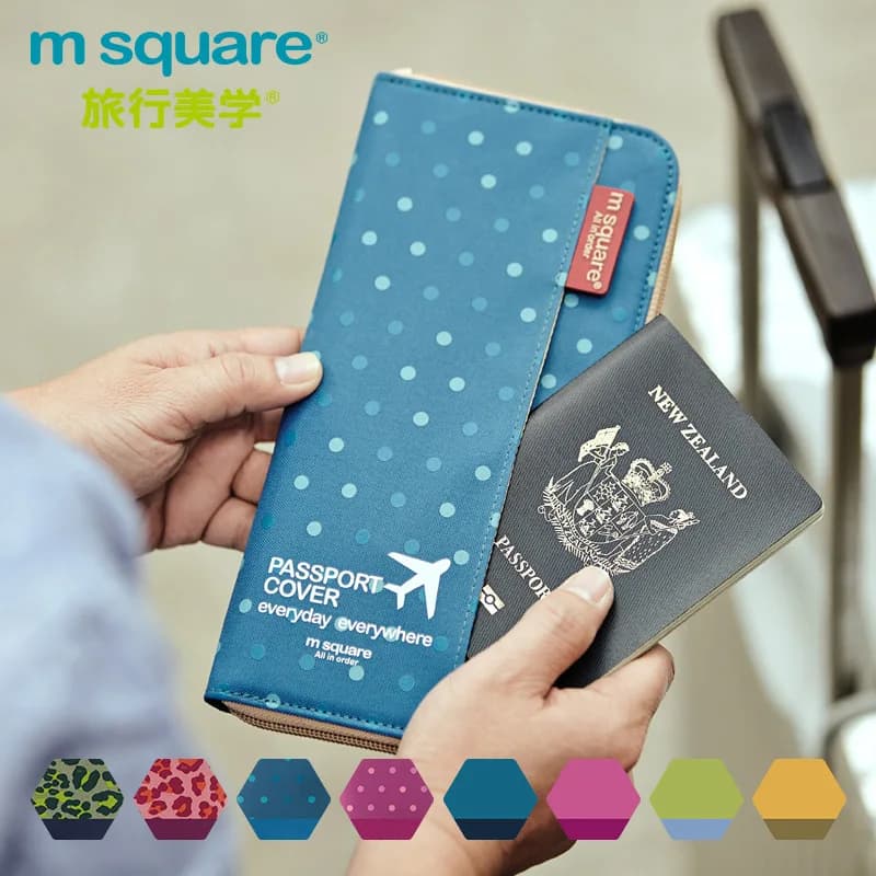 M Square-nuovissimo portafoglio porta carte di credito portafoglio uomo donna accessori da viaggio Organizer