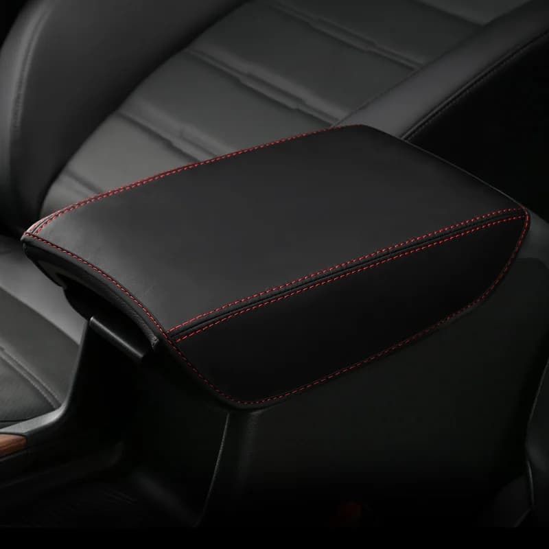 For Honda CRV CR-V 2017-2019 central armrest case cover car interior armrest box accessories for leather cover decoration