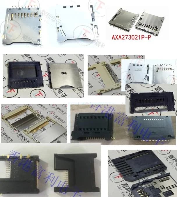 Connettore per schede SD e CF 1 pz 535655-1 AXA273021P-P 500733-1991 sd-rsmt-2-10 N7E50-7516PG-20 n7e50-7516hg-40-wf
