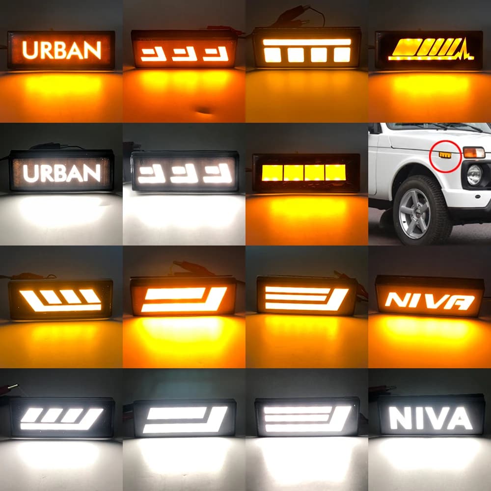 Nuovi indicatori di direzione laterali per Auto a LED per Auto lampada impermeabile per Lada Niva 4x4 1995 anteriore per Auto per Lada Urban
