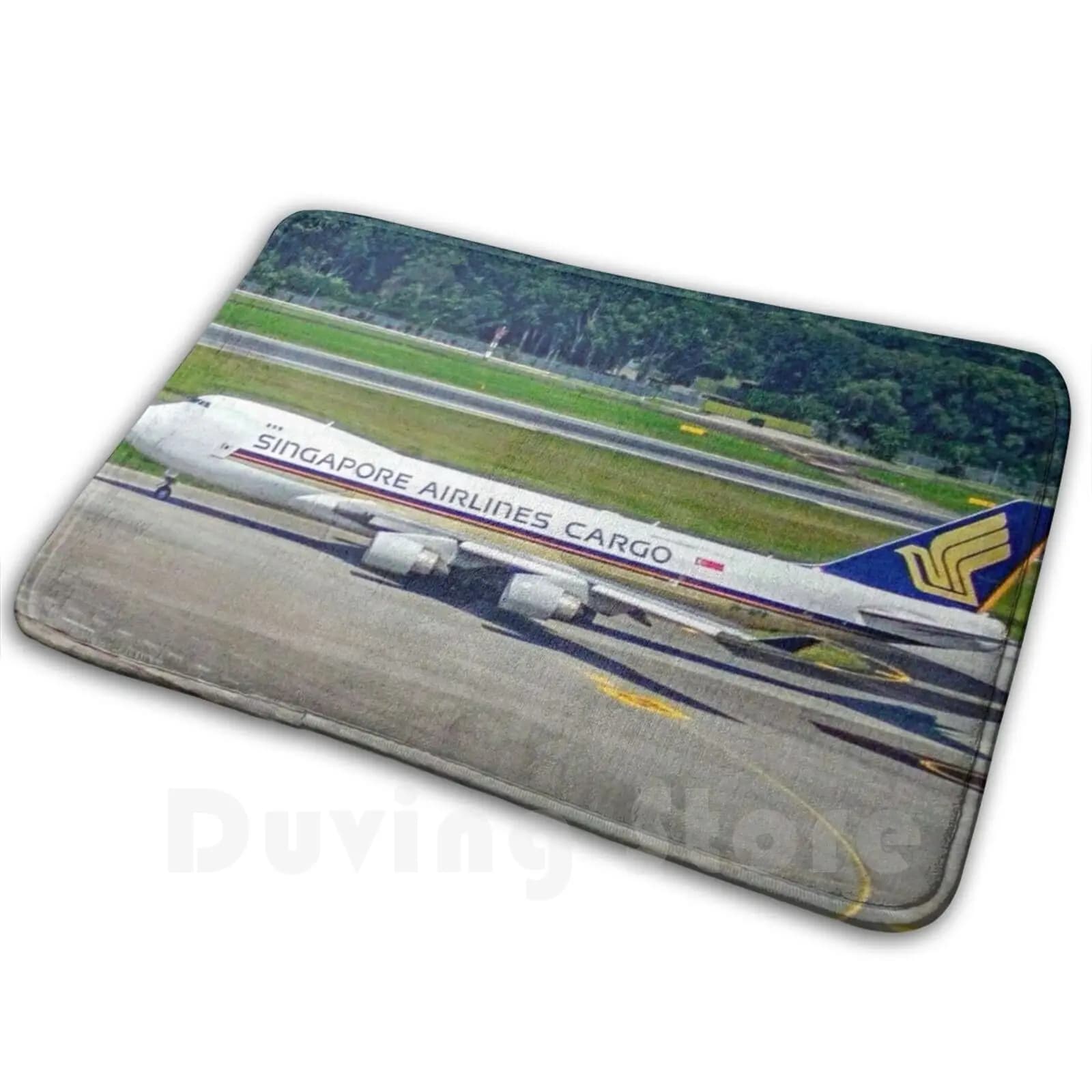 Singapore Cargo Boeing 747 Tappeto Tappetino Tappeto Cuscino Morbido Singapore Singapore Sia Singapore Cargo Singapore Cargo Changi Sin