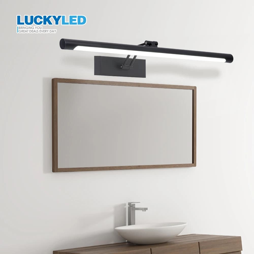 LUCKYLED Led Wall Lamp 8W 12W Bathroom Mirror Light Waterproof Vanity Light AC 85-265V Wall Mounted Light Fixture Sconce Lamps