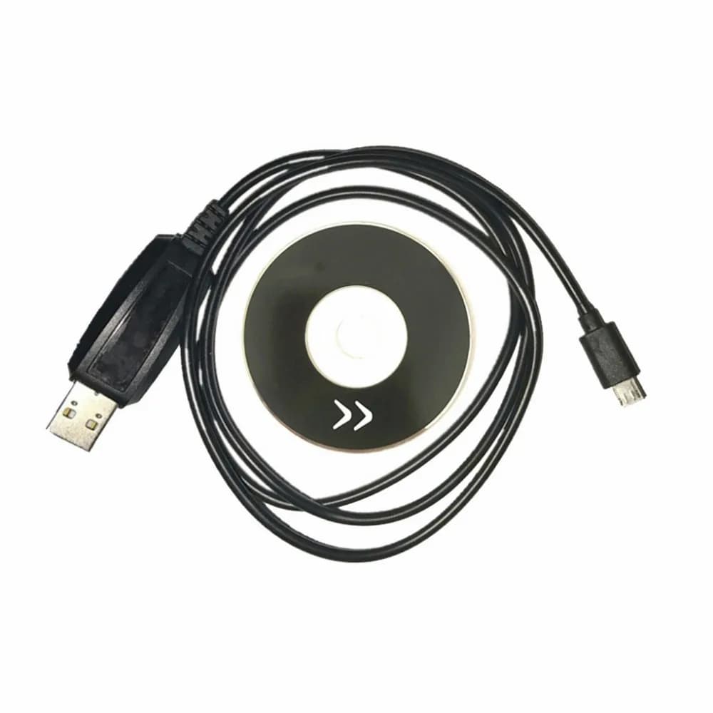 Mini USB Cavo di Programmazione Con Autista per BAOFENG BF-T1 Mini Radio Walkie Talkie CD Firmware Due Accessori Radio Bidirezionale