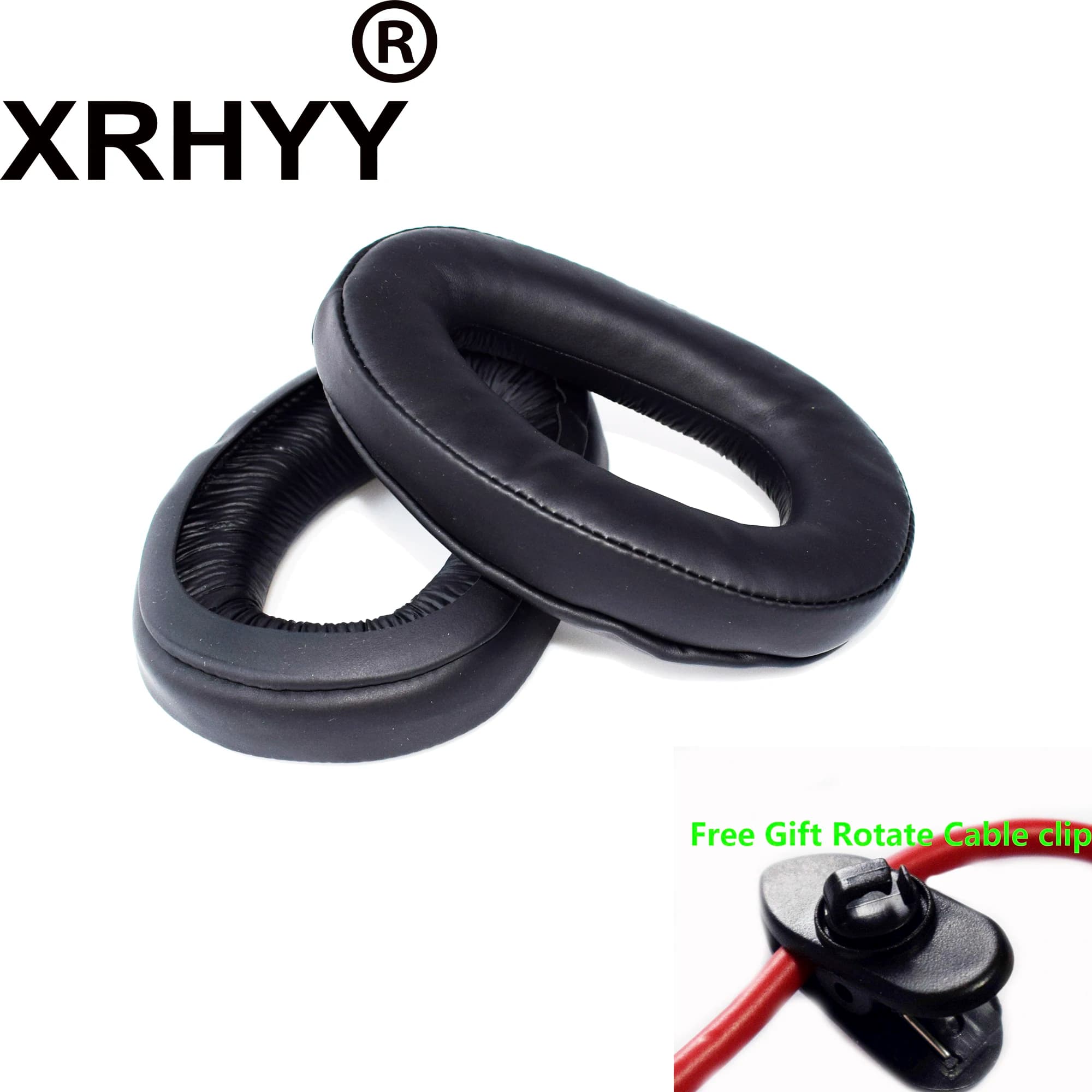 XRHYY Black Spare Parts Ear Head Covers for Sennheiser GSP300 GSP301 GSP302 GSP303 GSP350 Gaming Headset