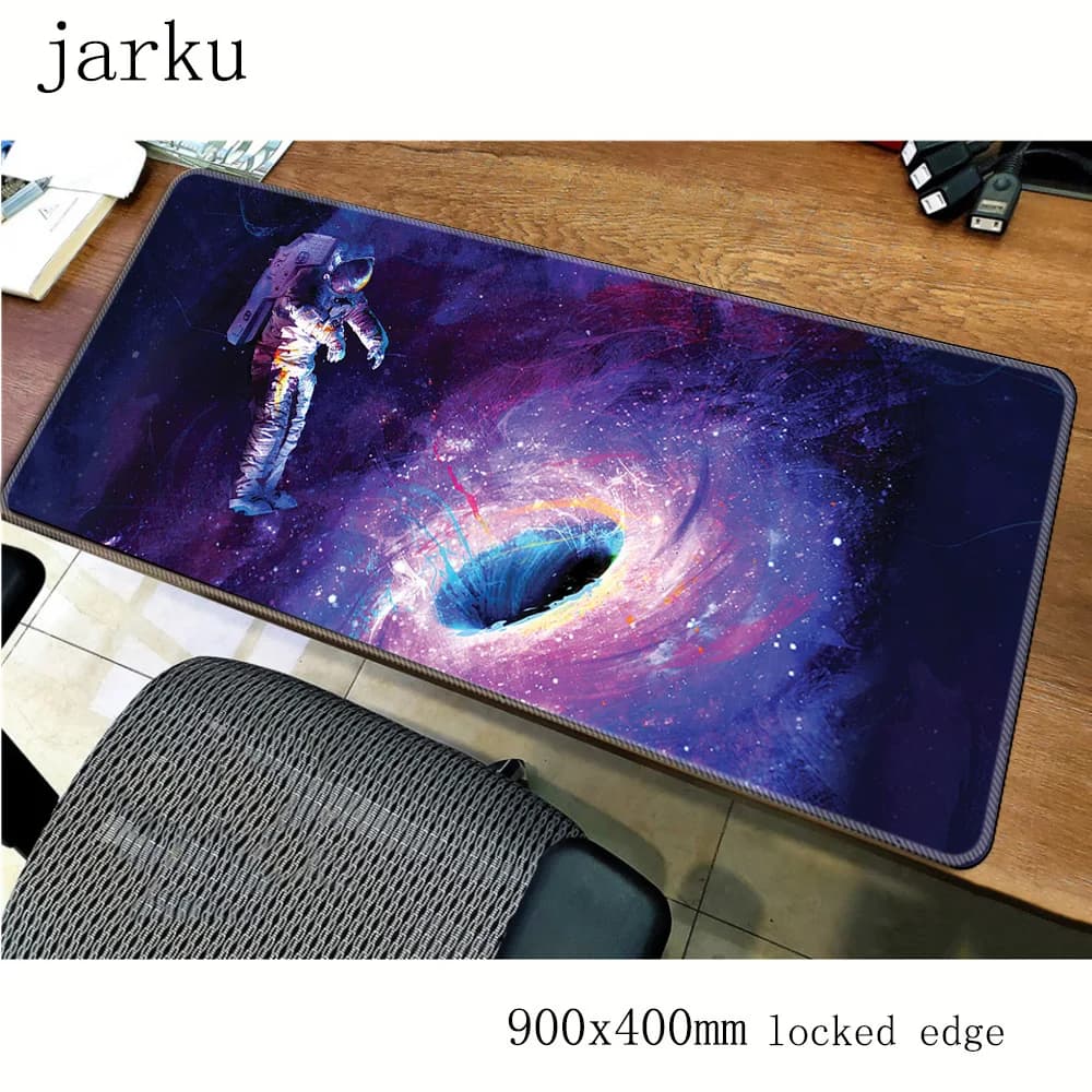Sci Fi Astronaut mousepad gamer muslimah gaming mouse pad grande grande notebook accessori per pc laptop padmouse tappetino ergonomico