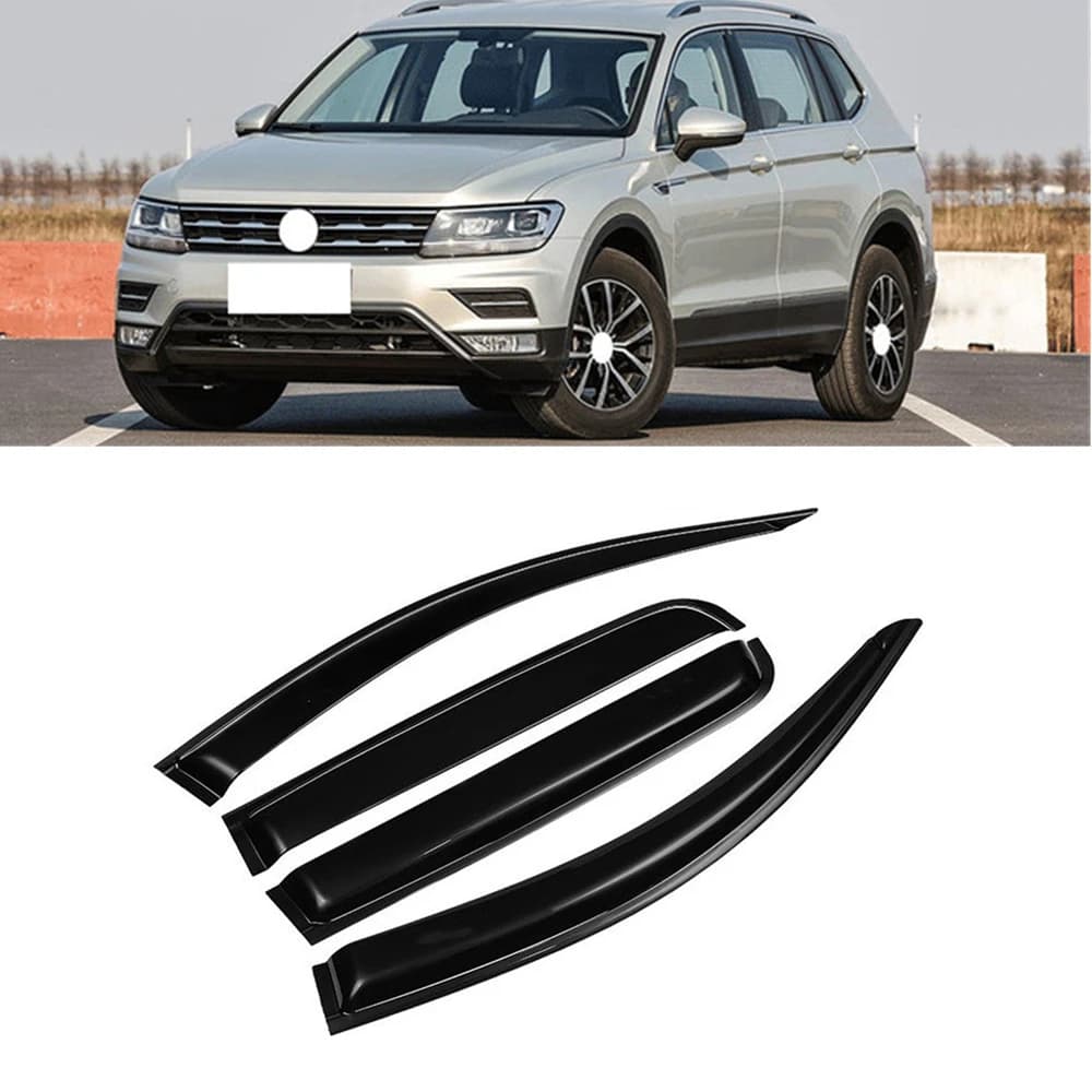 Per Volkswagen VW Tiguan 2017 2018 2019 2020 2021 Auto Porta Finestra Visiera Vento Pioggia Sole Fumo Guard Deflettore Vent Ombra Impermeabile