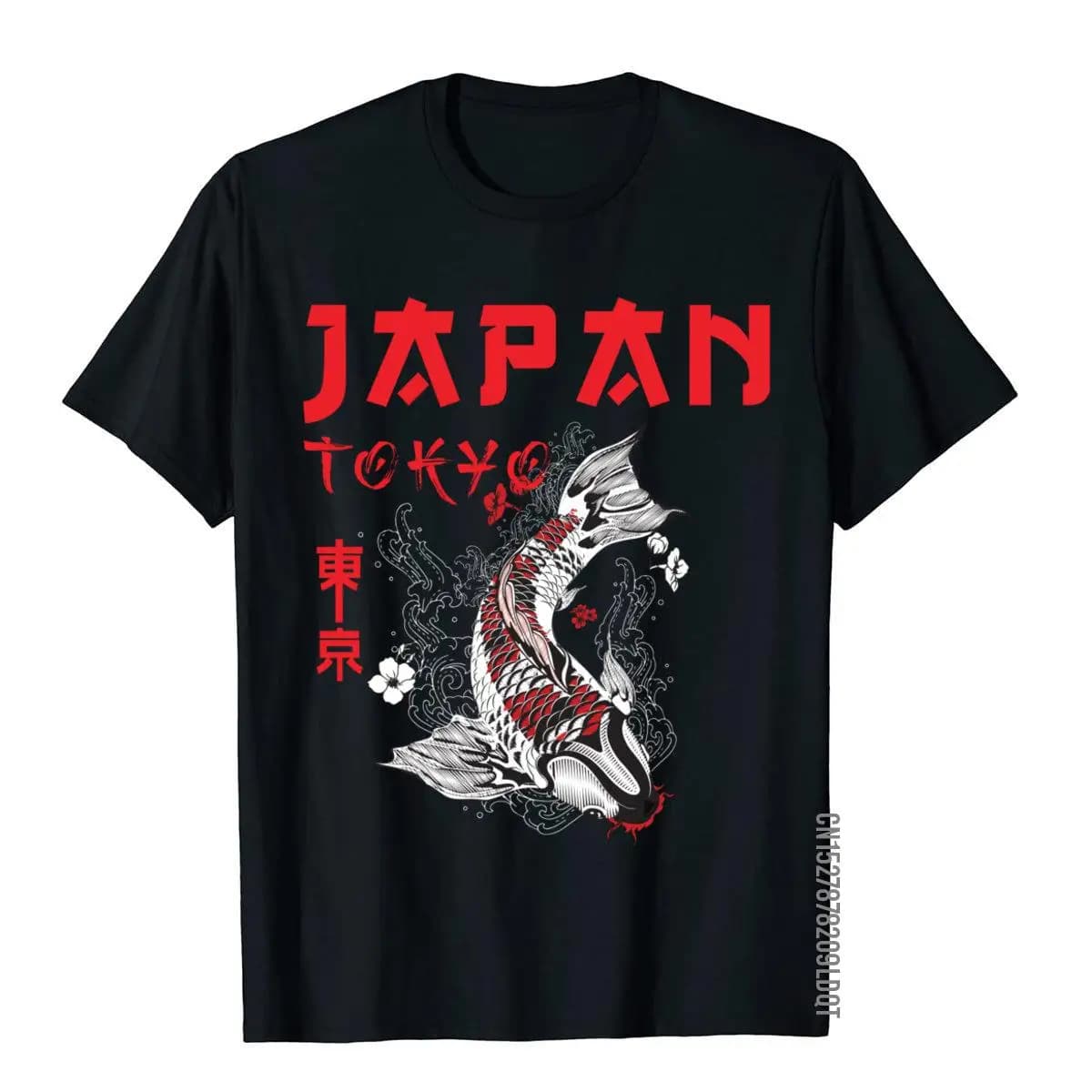 Maglietta giapponese Fuji Dragon Yakuza Tokyo Koi Fish personalizzata per uomo T-shirt in cotone Slim Fit Brand