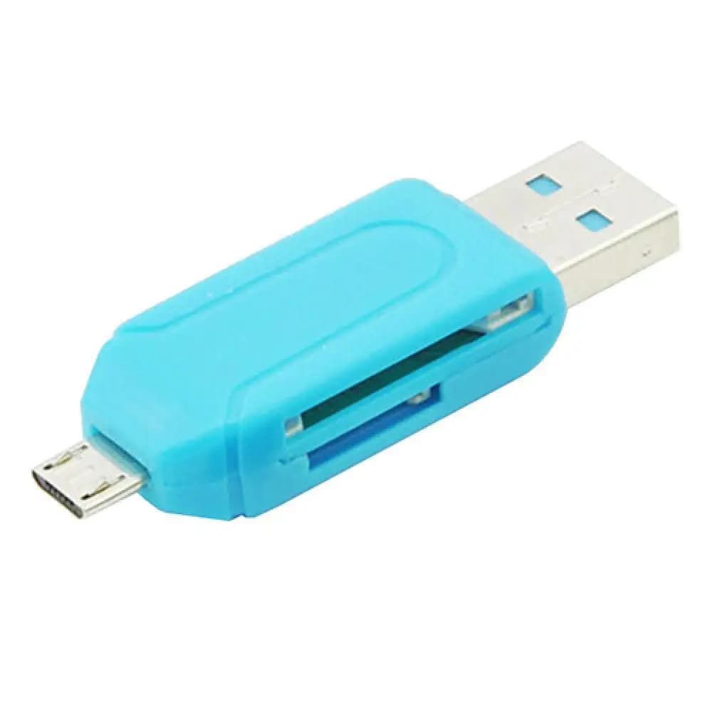 Lettore di schede USB OTG 2 in 1 Lettore di schede SD Micro USB TF per PC Telefono Laptop All in 1 / Multi in 1