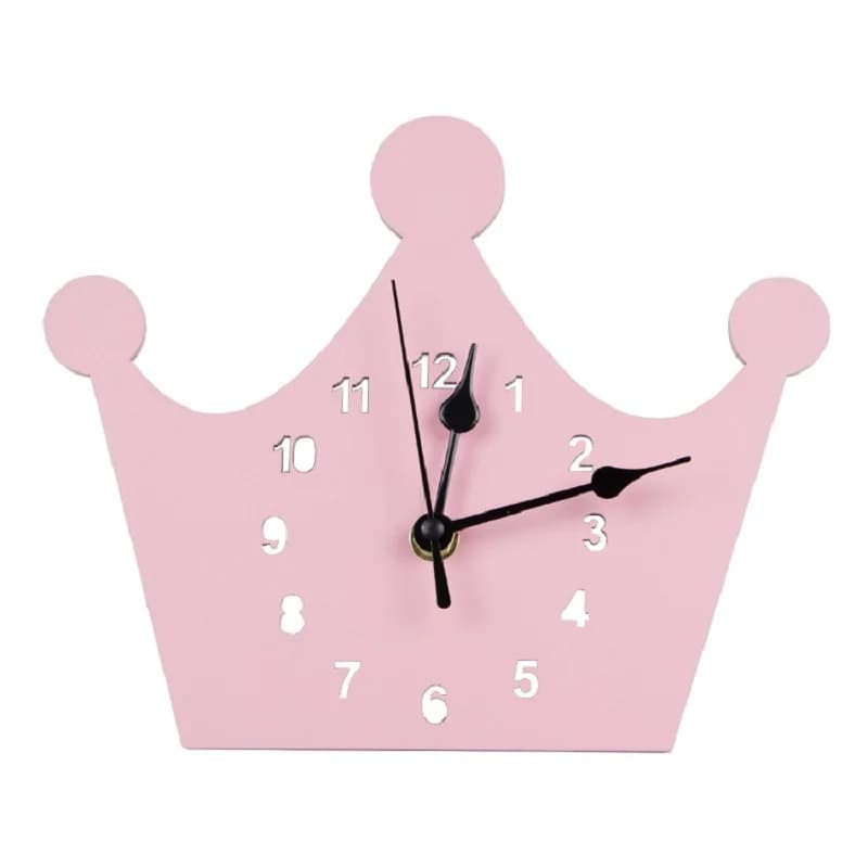 Girl Princess Crown Rose Watch For Kids Room Decoration Kids Decorative 3D Dropshipping Modern Design
