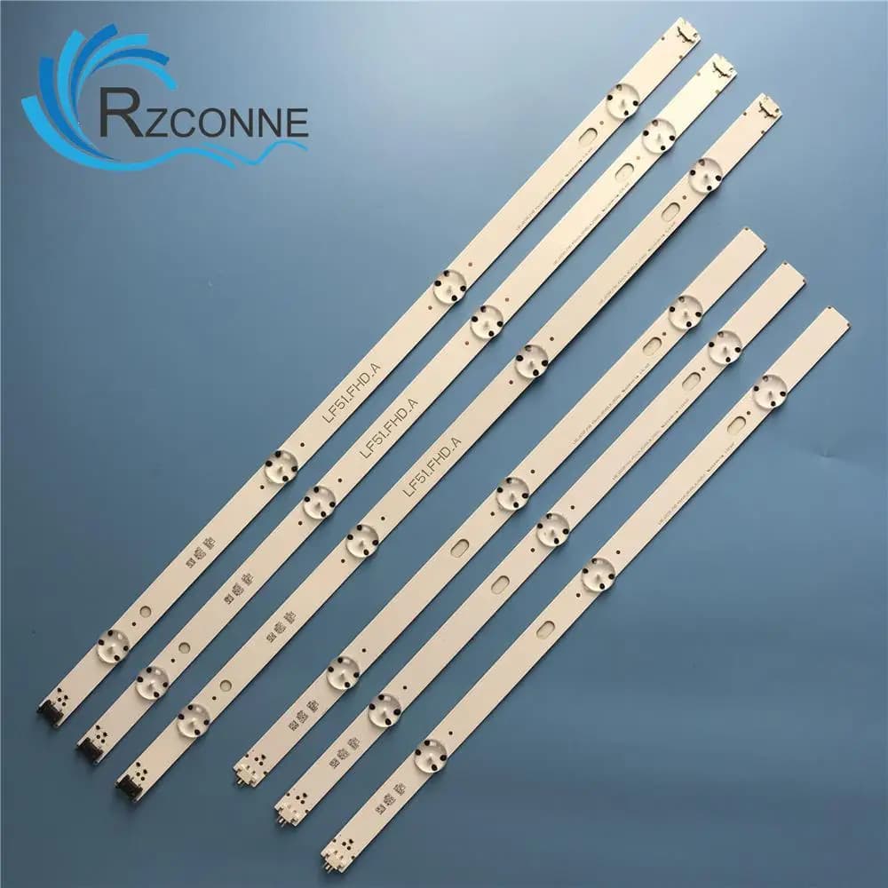 Retroilluminazione A LED di striscia Della Lampada 7 lampada Fo 43LH570A 43LX300C 43LF510V LF51-FHD-A HC430DUE COB 43LH51_FHD UN B SSC_43inch 43LH5700