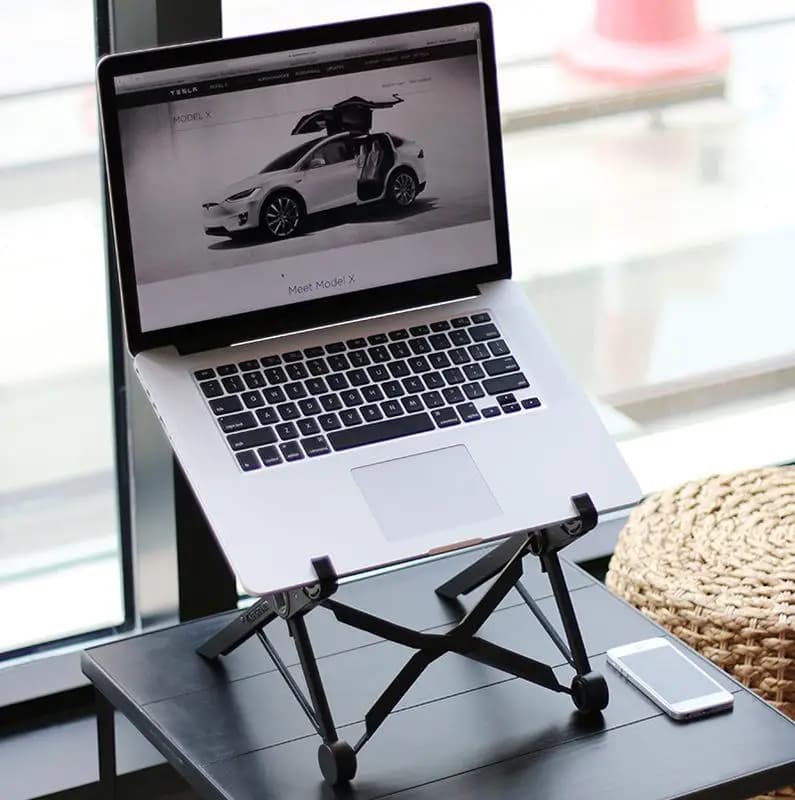 NEXSTAND K2 supporto per Laptop portatile pieghevole angolo di visione/altezza regolabile staffa in lega di alluminio di qualità
