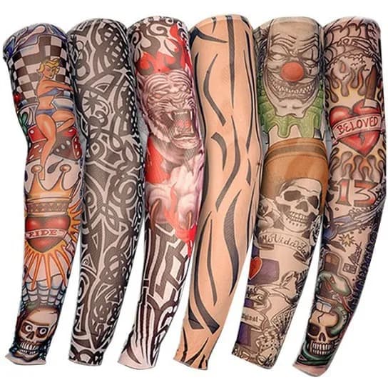 6 pezzi ciclismo bici bicicletta polsino copertura manica protezione solare UV pallacanestro pallavolo corsa scaldamuscoli Sport gomitiere