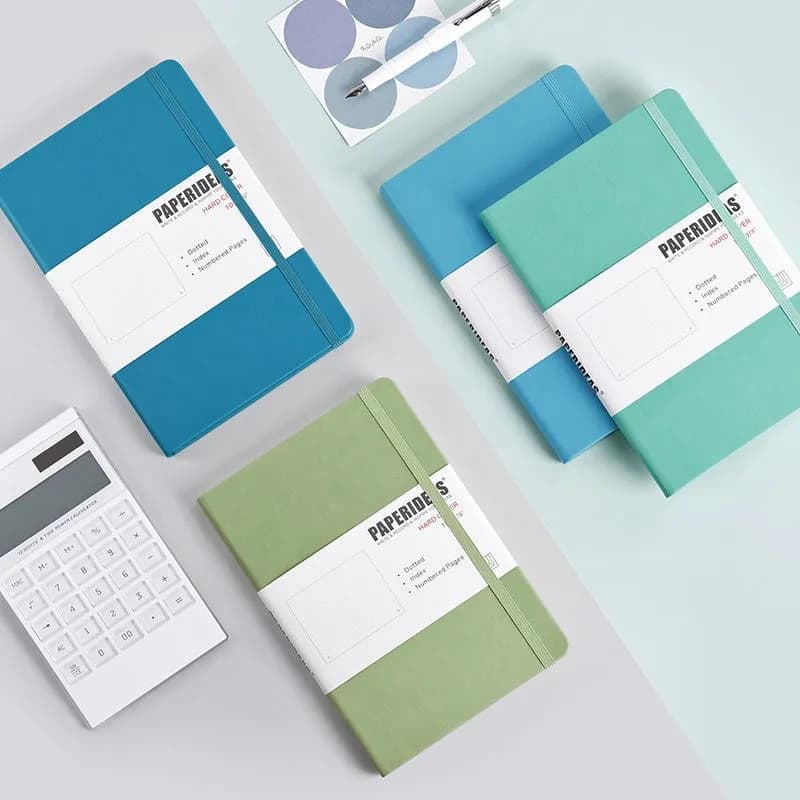 Notebook con copertina rigida A5 Bullet Dot Notebook 188 pagina 5.7 gsm 8.2 x pollici Retro Bandage Candy Color Diary Notebook Journal BUJO