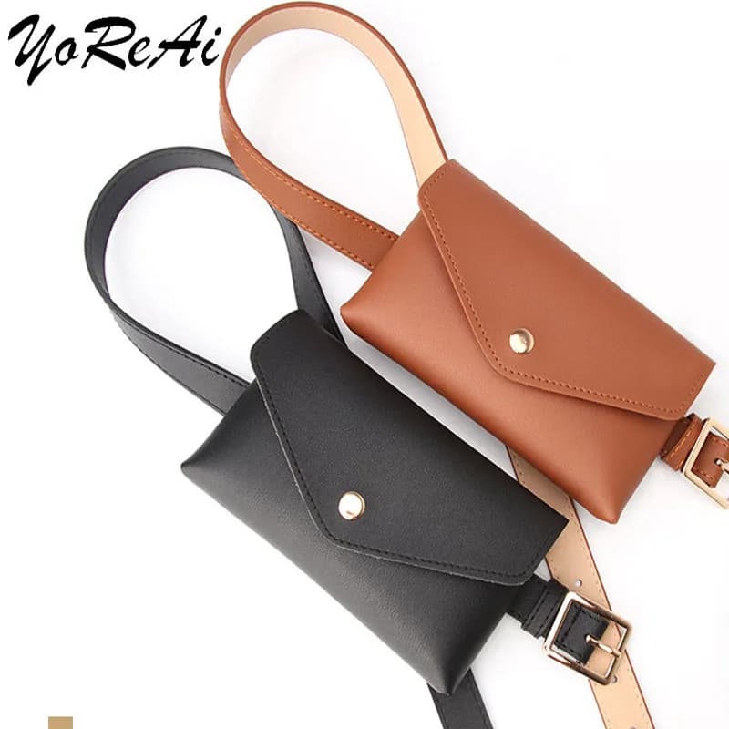 Marsupio da donna pacchetto busta Mini marsupio PU borse a tracolla cintura di lusso piccola borsa Trendy denaro femminile nuovo prodotto