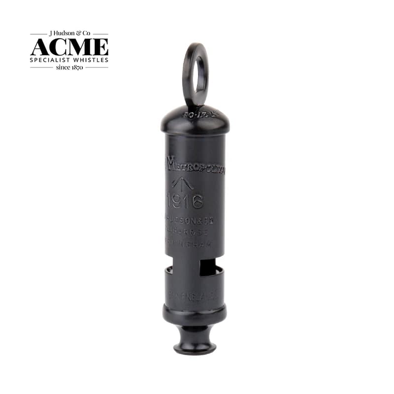 ACME Broad Arrow 1916 Matt Black Seconda Guerra Mondiale Memorial Fischietto souvenir alla moda in edizione limitata
