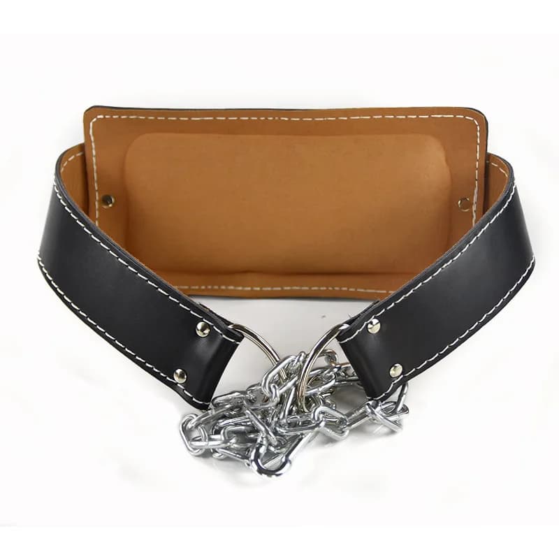 Pull-up weight belt for squat strength training, thick iron chain, parallel bar, gym bar piece, weight lifting belt