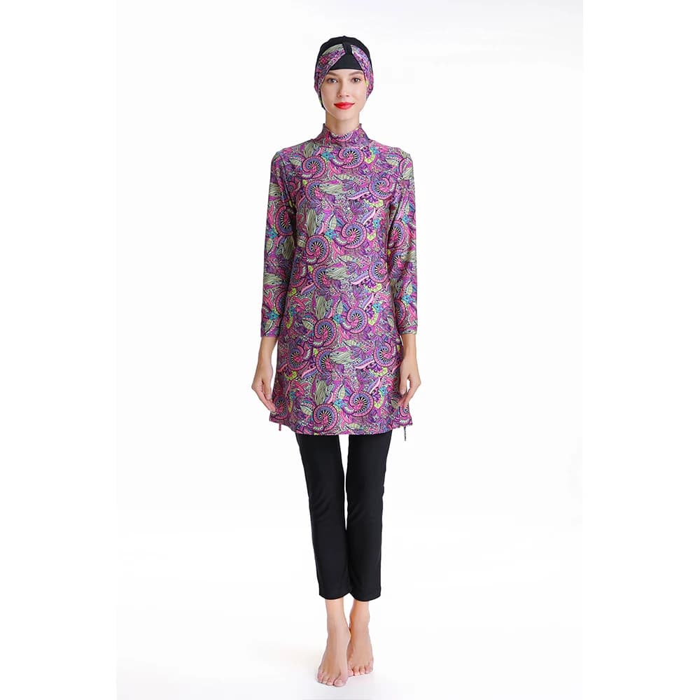 Muslim swimsuit for women's girls, complete cover, hijab Burkinis, modest Islamic bathing suits, Muslim bathing suits