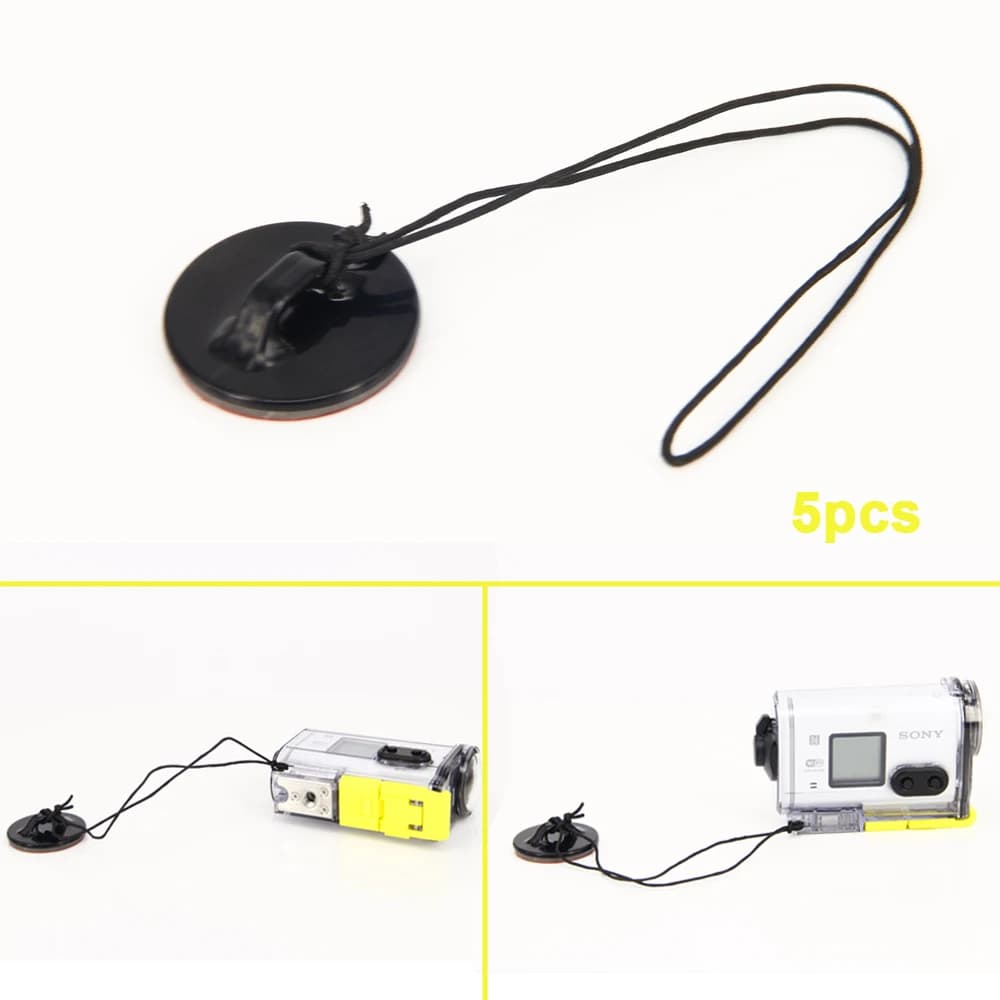 5 Pz/lotto di Assicurazione Tether Cinghie Kit di Montaggio per Sony RX0 Fdr X3000 X1000 Hdr AS300v 200 V 100V 50V AZ1 Action Cam Accessori
