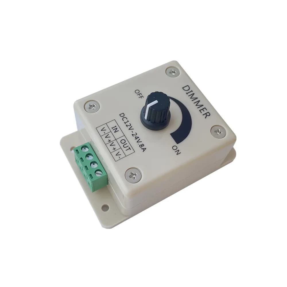 ECLH LED Dimmer Switch 12-24V Voltage Regulator 8A Adjustable Controller Light Power Supply for LED Lamp LED Strip Light