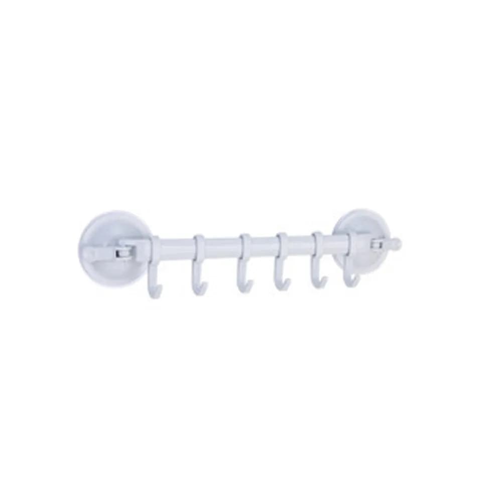 Aspirapolvere a parete ventosa 6 ganci asciugamano bagno supporto da cucina ventosa appendiabiti armadio armadio appendiabiti telaio Holde Rack