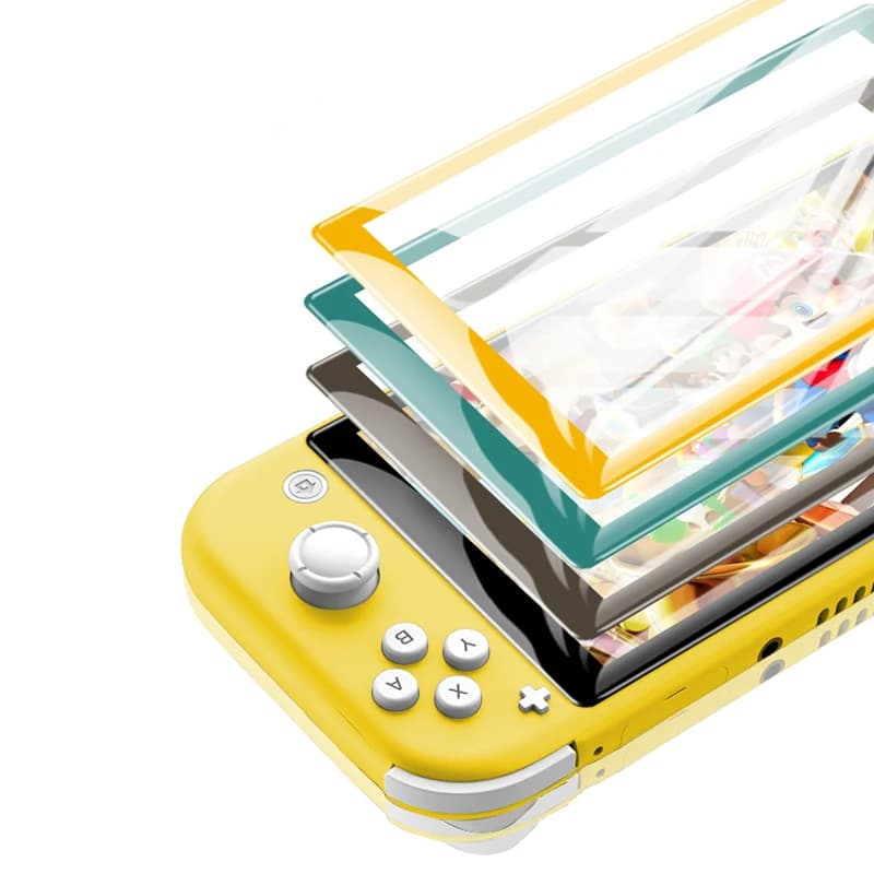 Vetro temperato di Protezione Della Copertura Della Pellicola Della Protezione per Nintendo Interruttore Lite Nintend NS Mini Schermo di Tocco Pieno di Caso Della Protezione Accessori