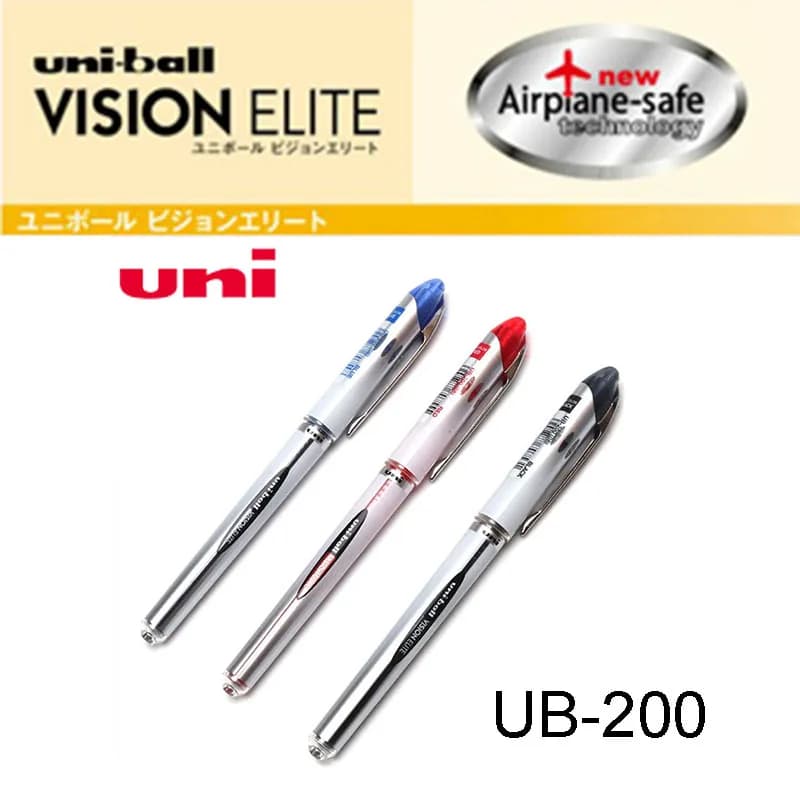 5 pezzi di penne per firma Japan UNI UB-200 VISION Series Space Ball, penne neutre a liquido, forniture per ufficio e scuola