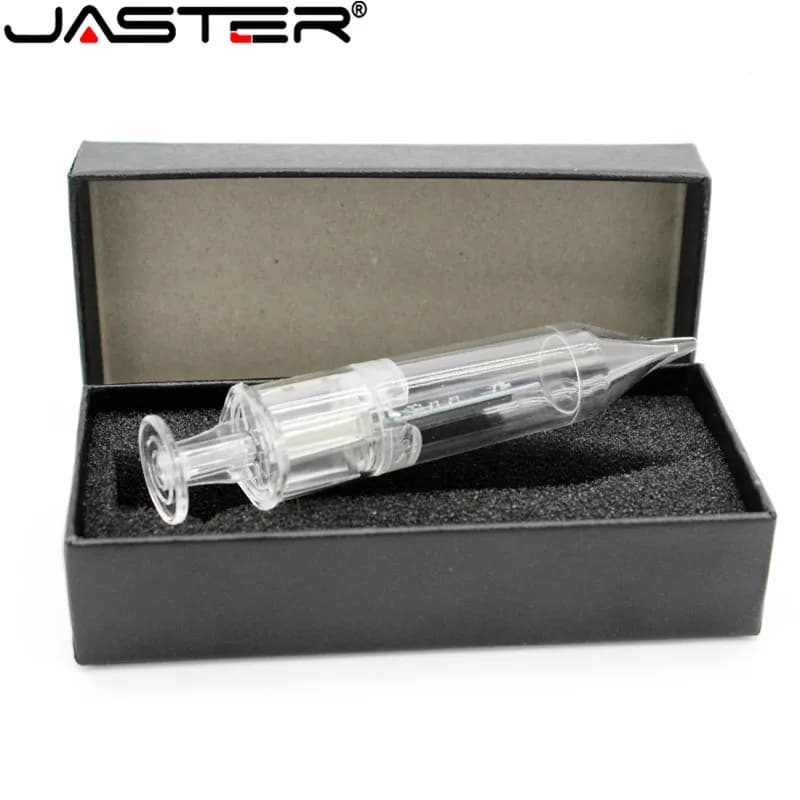 Siringa JASTER Doctor con scatola Flash Drive Pendrive 4GB 8GB 16GB 32GB 64GB 128GB USB 2.0 Pen Drive U Disk Memory Stick regalo