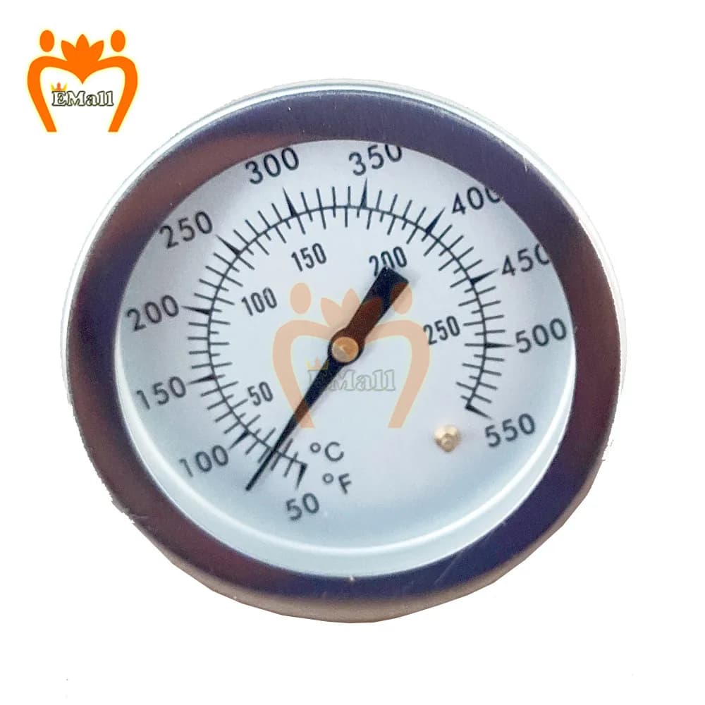 10 ℃ ~280 ℃ /50~550 ° F Termometro da forno in acciaio inossidabile Termometro da cucina per la casa Indicatore di temperatura degli alimenti Mini termometro per griglia Fumatore per barbecue