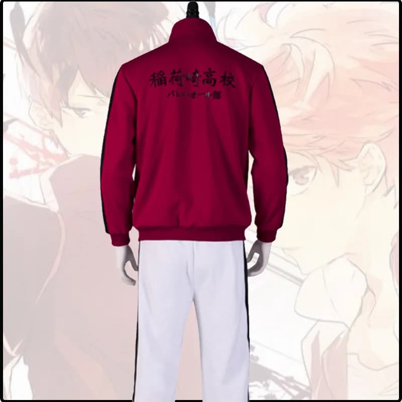 Haikyuu stagione 4 Inarizaki High Koko Uniform No.7 Miya Atsumu No.11 Osamu Miya volley Cosplay Sportswear Team Jacket Pants