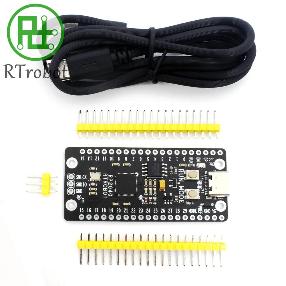 Development card compatible with Raspberry Pi Pico Dual-Core ARM RP2040 Cortex-M0+ - High-performance microcontroller at low cost