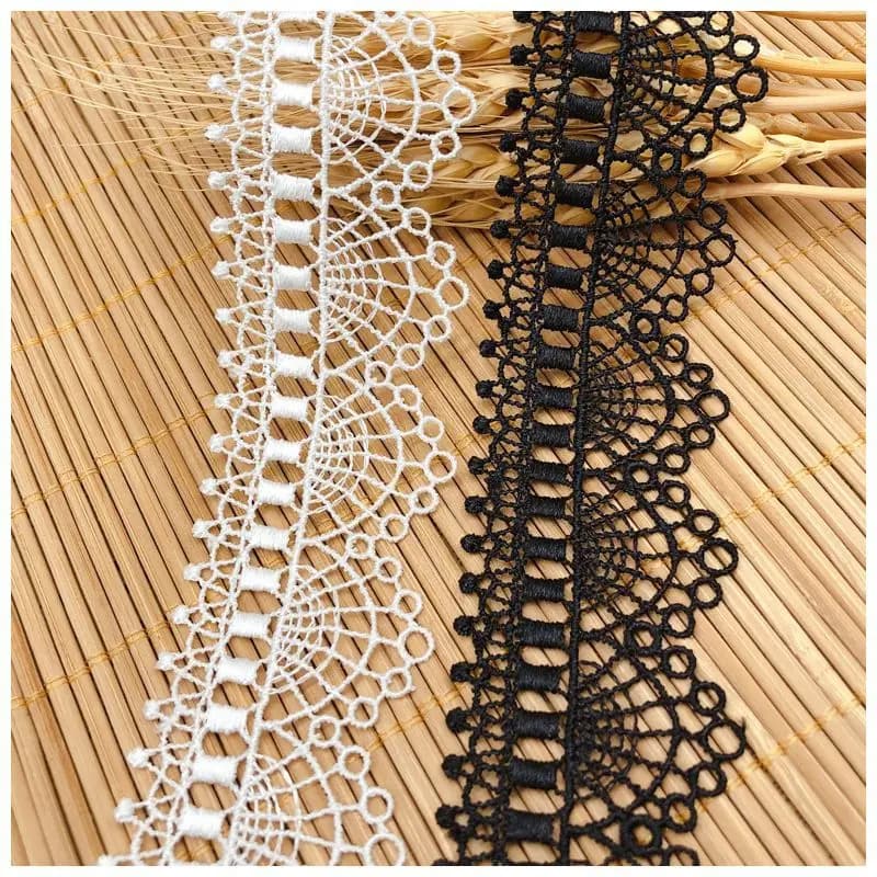 Pigiama a catena clavicola con ricamo vuoto intimo nastri in pizzo cucito fai-da-te materiali artigianali per indumenti fatti a mano