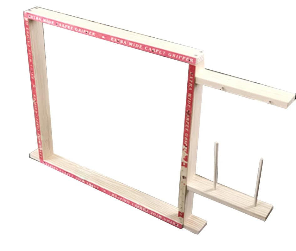 Telaio per trapuntatura 90x90cm grande telaio per tuft tappeto tuft Frame Punch Needle Frame tukeychain Carpet Making Frame per l'uso con pistole per trapuntatura
