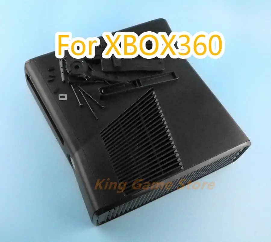 1set di sostituzione custodia nera completamente completa custodia Shell per XBOX 360 XBOX 360 Slim accessori per console