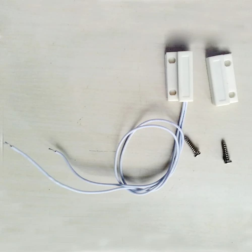Nuovo 5 pezzi 100 V DC NC da incasso magnetico per finestra/porta contatto di sicurezza interruttore di allarme di sicurezza Reed