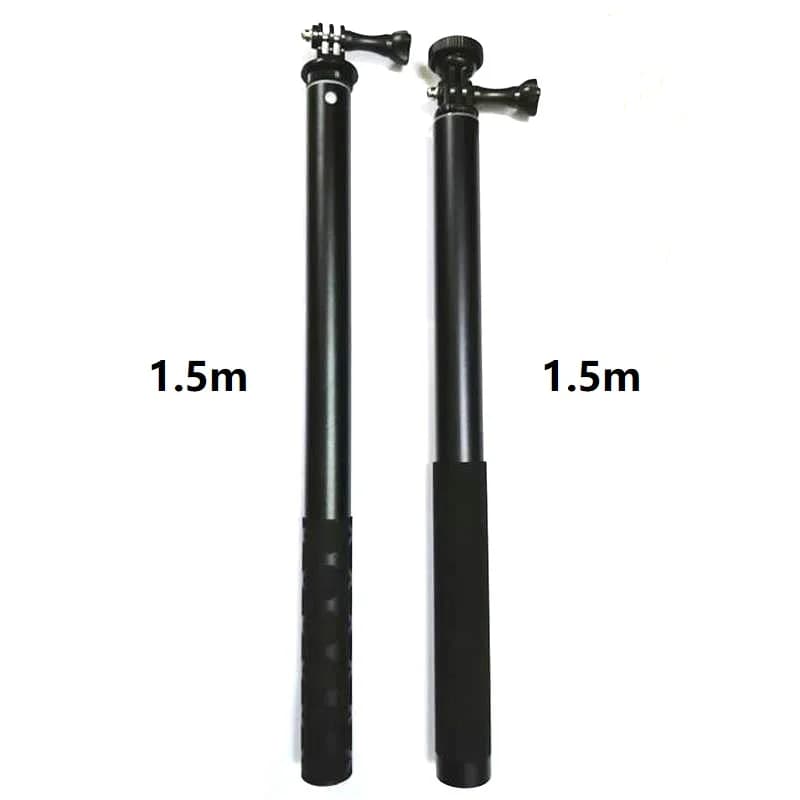 Monopiede impermeabile portatile da 1,5 m con impugnatura per GoPro Hero 13121109 SJCAM SJ6/8 DJI Osmo Action 4/5/6 One X3/4/5 Accessori per fotocamera