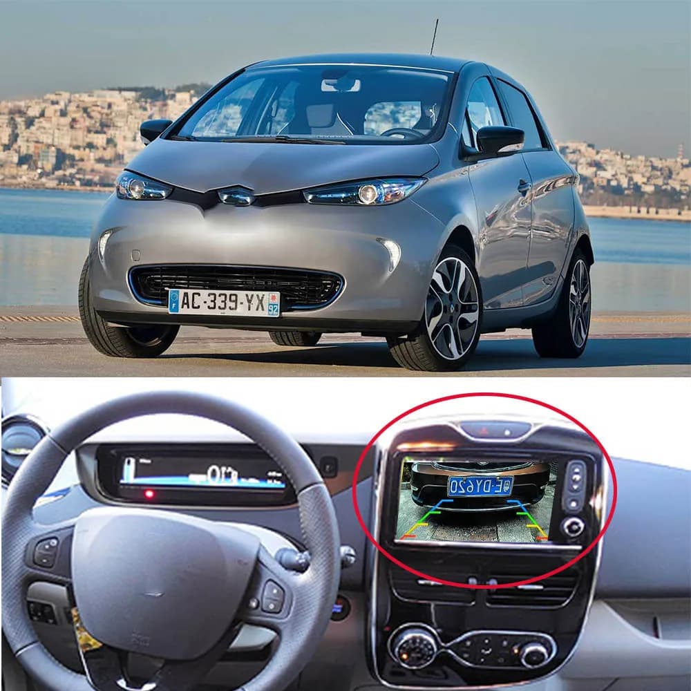 Cavo Adattatore JIAYITIAN per Renault ZOE R LINK 2012 2013 2014 2015 2016 / Schermo Originale OEM con Aggiunta Telecamera di Retromarcia
