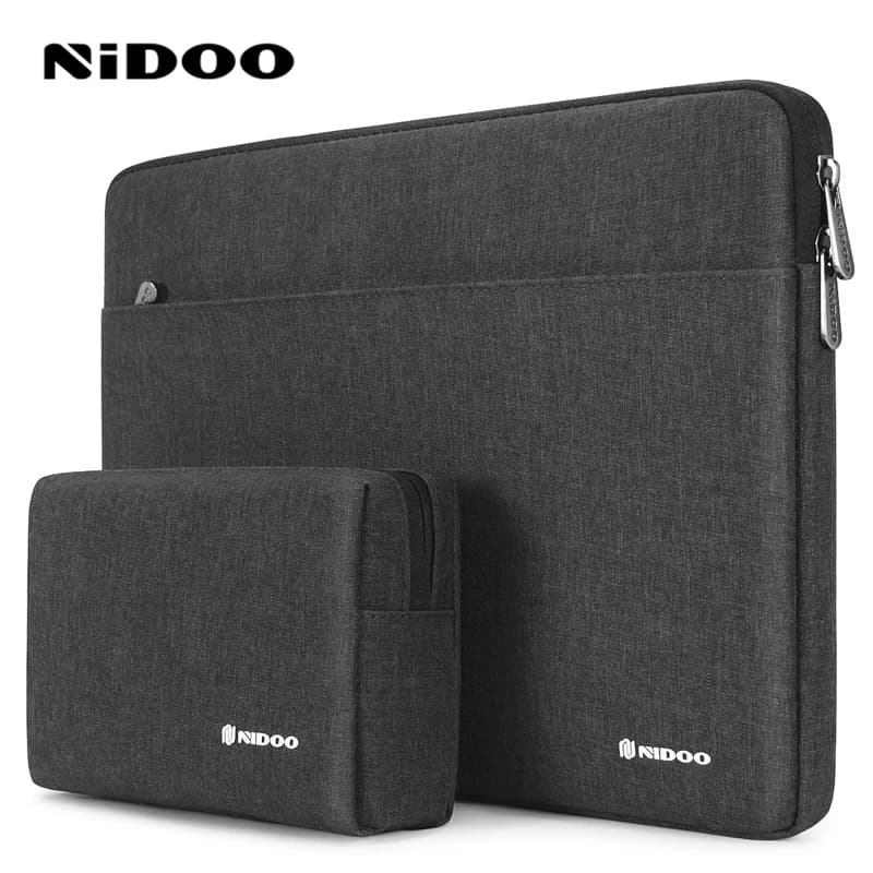 NIDOO Custodia impermeabile per laptop 13 14 Custodia da 15,6 pollici per MacBook Air Pro M1 13 Xiaomi Custodia per computer portatile Borsa per accessori