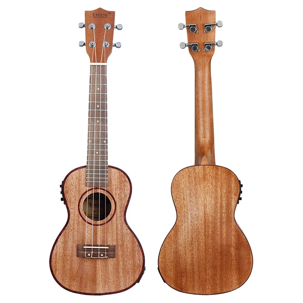 IRIN 24 pollici Ukulele 4 corde chitarra hawaiana Sapele chitarra elettrica Ukulele Mini Guitarra strumento musicale per principianti con EQ