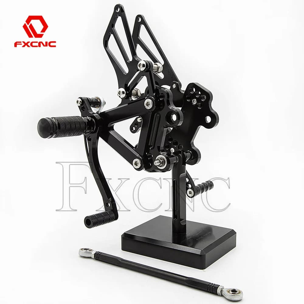 Per Kawasaki ZX-9R ZX 9R ZX9R 1999 2000 2001 2002 2003 alluminio regolabile moto pedane pedane posteriori Set pedane poggiapiedi