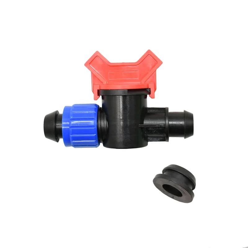 Rubinetto da giardino con tubo flessibile in Pe da 20mm con dado di bloccaggio da 16mm a 20mm valvola dell'acqua per irrigazione tubo DN15 adattatore per tubo 1 pz